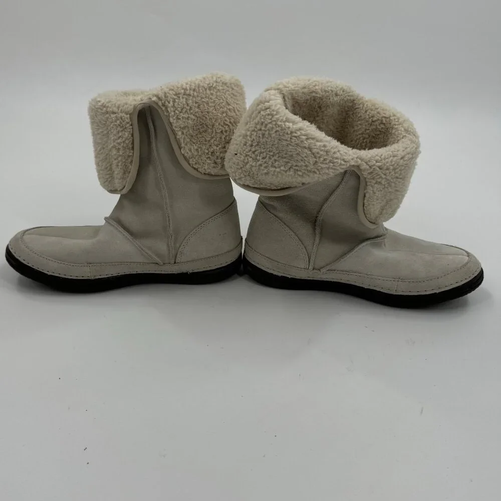 Crocs Ocean Minded Womens Winter Boots Faux Fur Lined Size 5 US / 35 EU